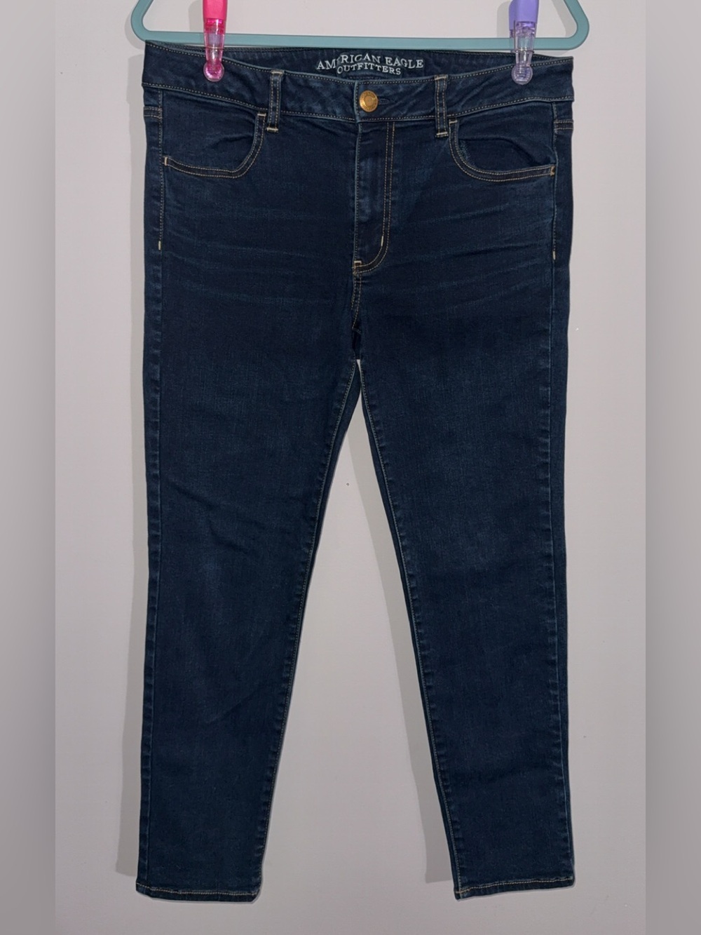 American Eagle Outfitters Women's Dark Indigo Skinny Jean Jegging